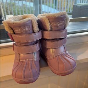 Cat & Jack Lavender Snow Boots